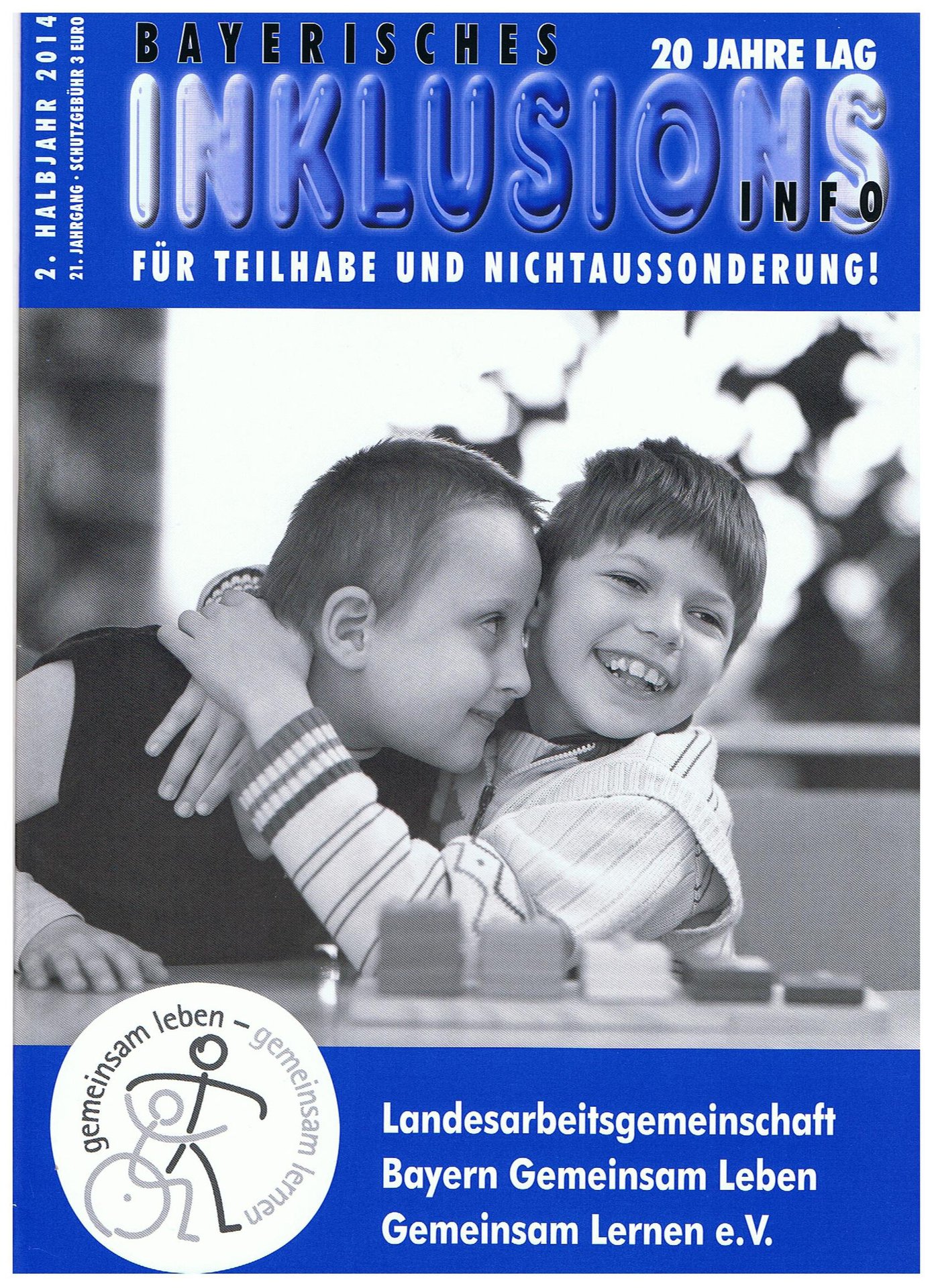 Cover des Inklusionsinfo 2. Halbjahr 2014